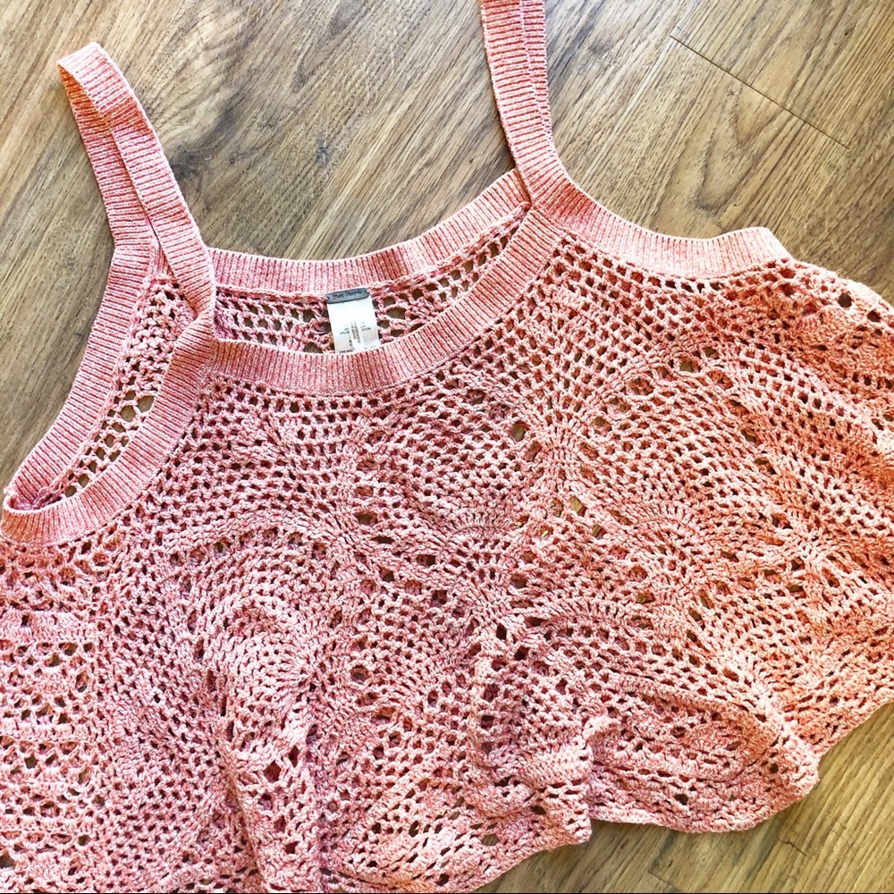 Free People Knit Croptop sz M